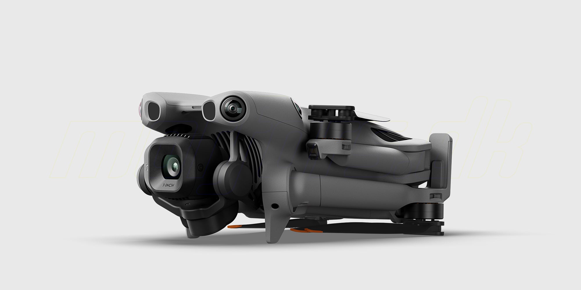 Dji mini 5 Pro kan foldes sammen, så den kan være i en taske