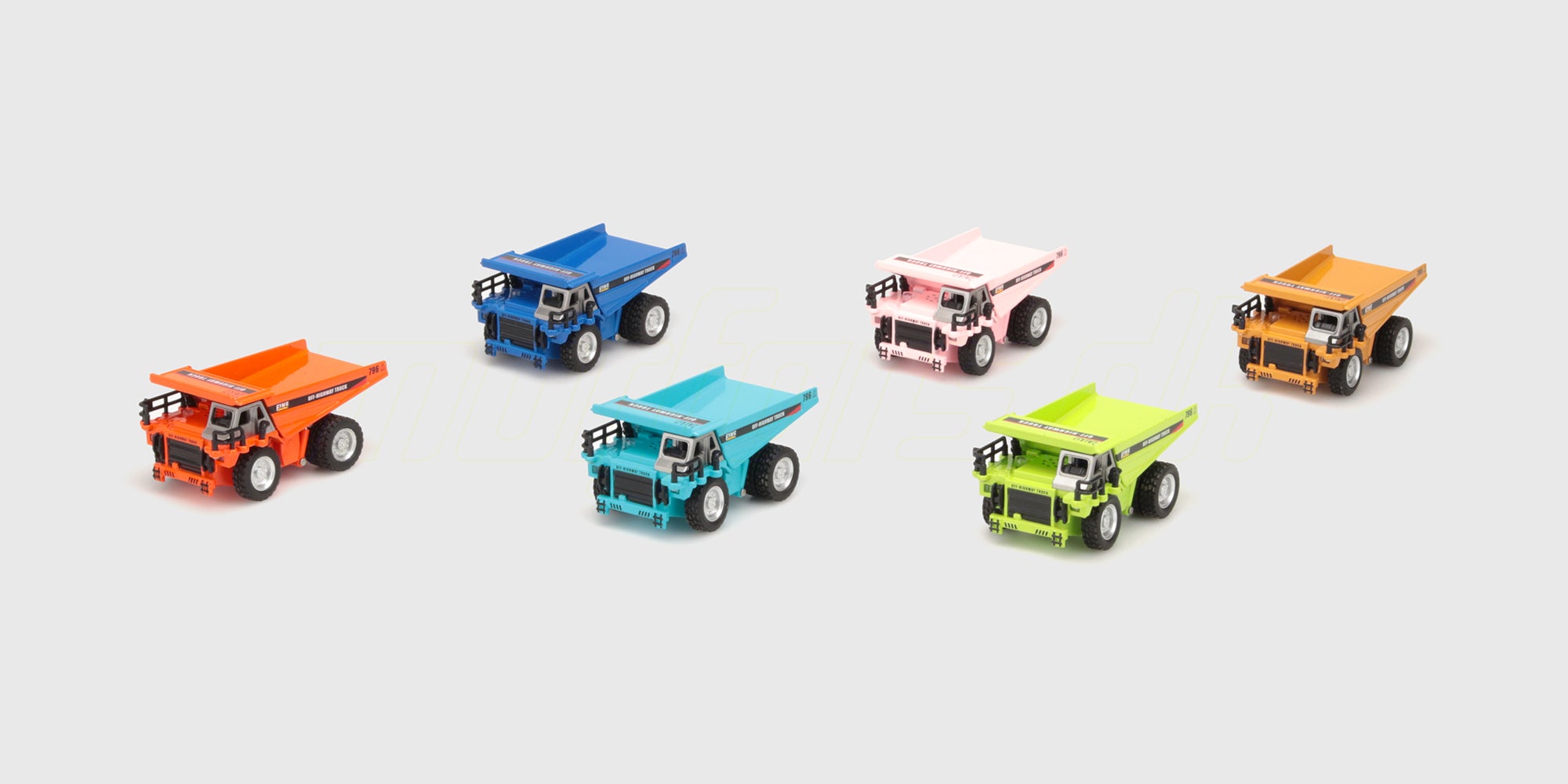Mini Engineering Car dumper i seks farver