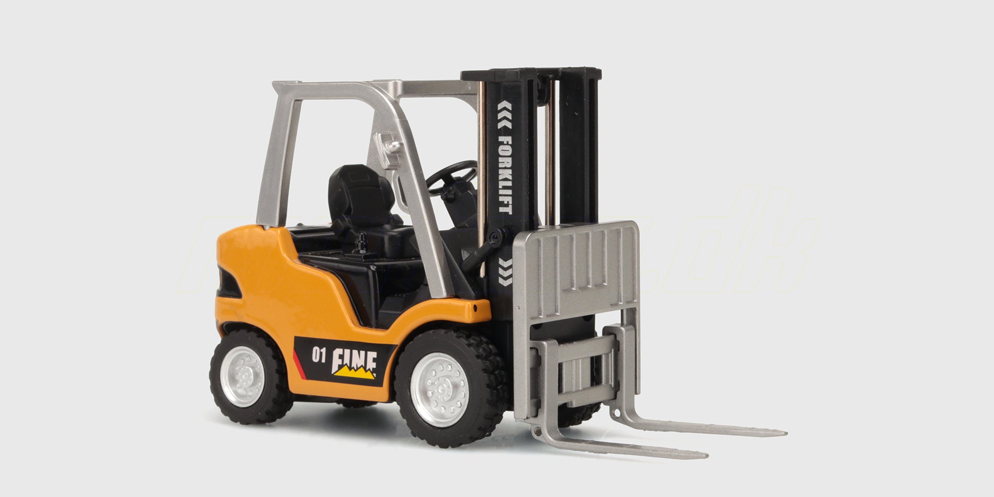 Gul fjernstyret Mini Engineering Car gaffeltruck