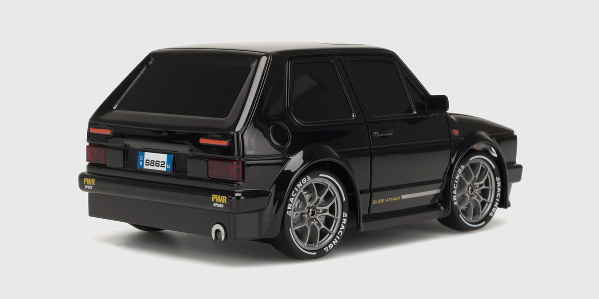 Q-drift GTI Sort set skråt bagfra