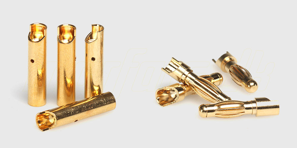 Guldstik 4mm (4 sæt)