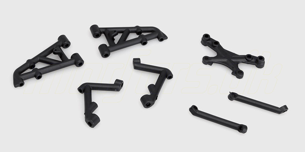 Vortex brace parts