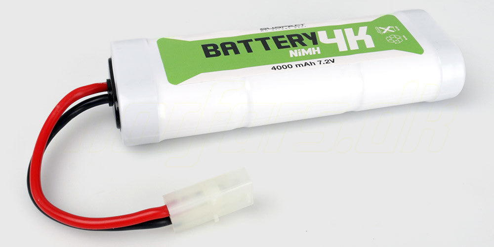 7,2V NiMH Batteripakke 4000mAh