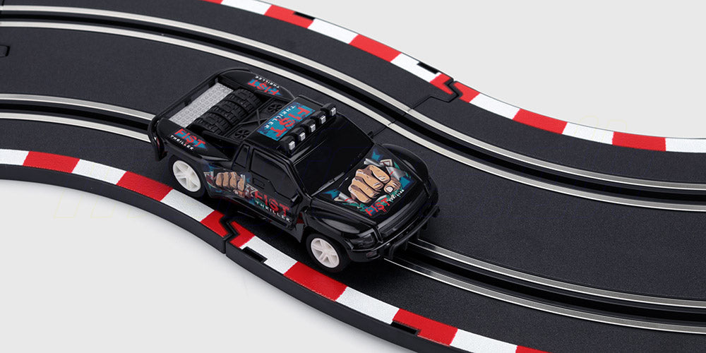 Bandit bilen på racerbanen