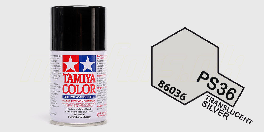 Tamiya Color PS-36 Translucent Silver