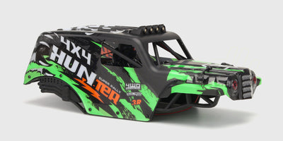 Sort Hurricane XL MT Body karrosseri til fjernstyret monster truck vist på en hvid baggrund.