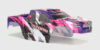 Detaljeret Hurricane karrosseri i plast til HBX 18303 fjernstyret bil.