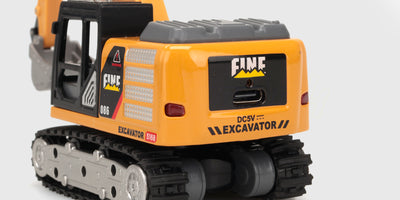 USB-C-ladeport på Mini Engineering Car gravemaskine