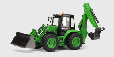 Kraftig traktor med skovl