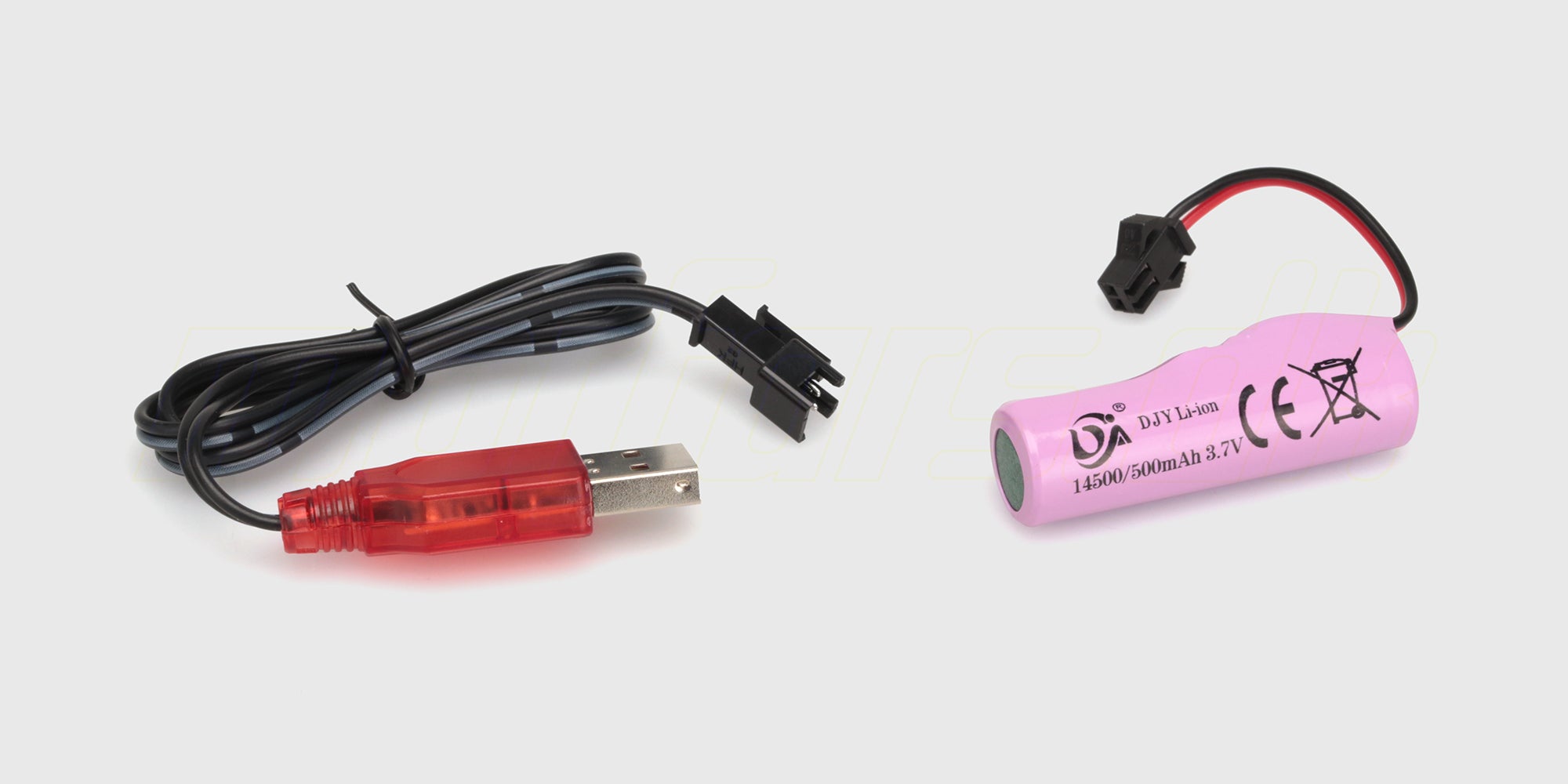 Battle Tank Metal med USB oplader og genopladelig Li-ion batteripakke