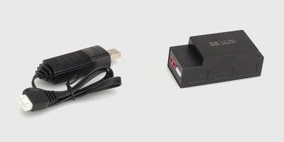 HyperGo Buggy 3S fjernstyret bil i rød og sort med grove offroad-dæk og robust chassis til hurtig kørsel.