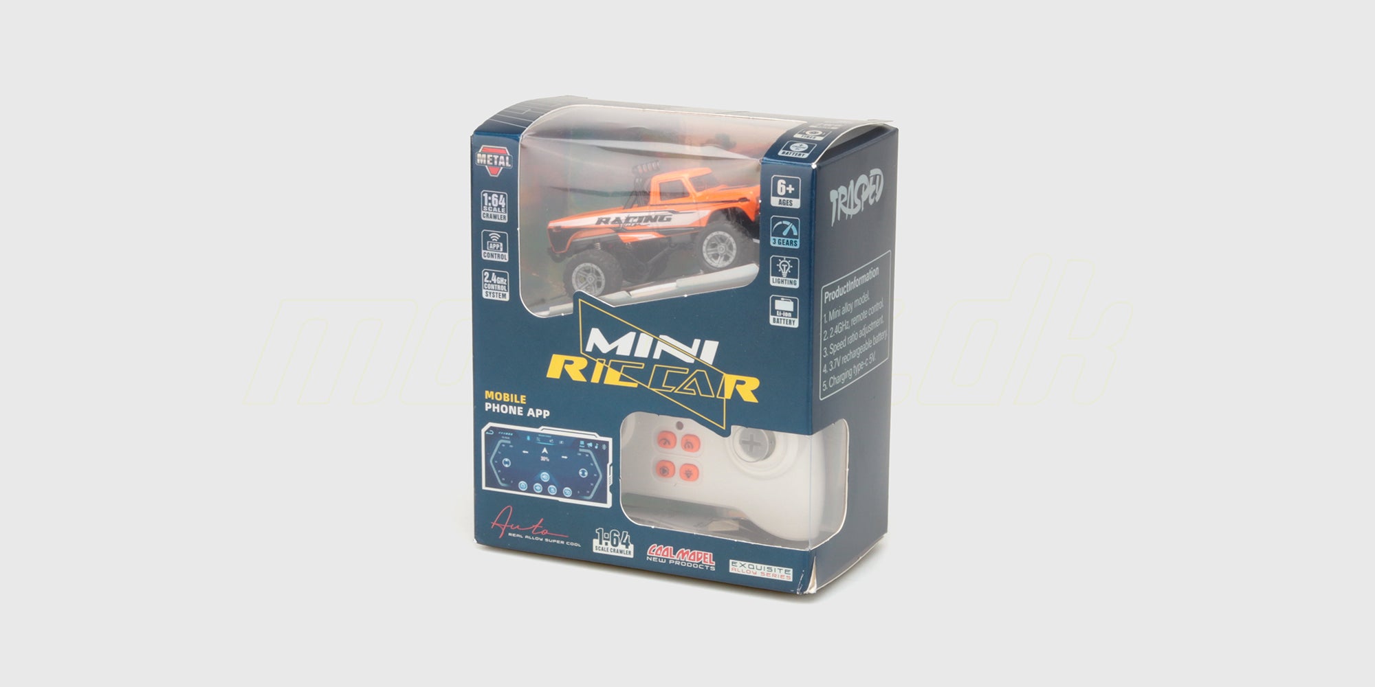 Emballage til Mini RC Car Pick-up i skala 1:64