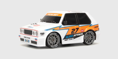 Q-drift GTI Hvid set fra siden