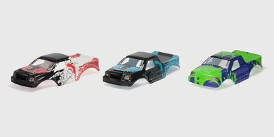 Quakeshock Body karrosseri i robust plast til fjernstyret monster truck.