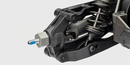 Mini Maxx 4WD med stål tandhjul og robust transmission.