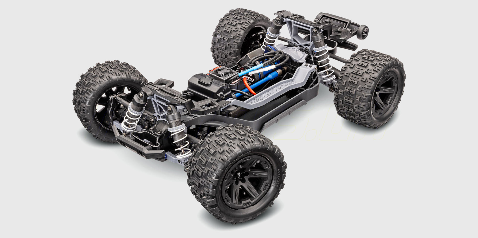 Traxxas Rustler 4x4 Brushless VX3 chassis uden karosse