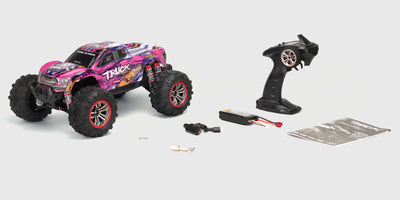 XLH Race Truck leveret i original emballage med fjernstyring og genopladeligt batteri.