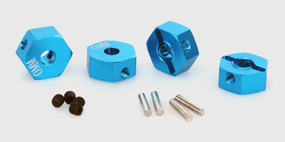 12mm Hex inkl. pinol skruer og splitter