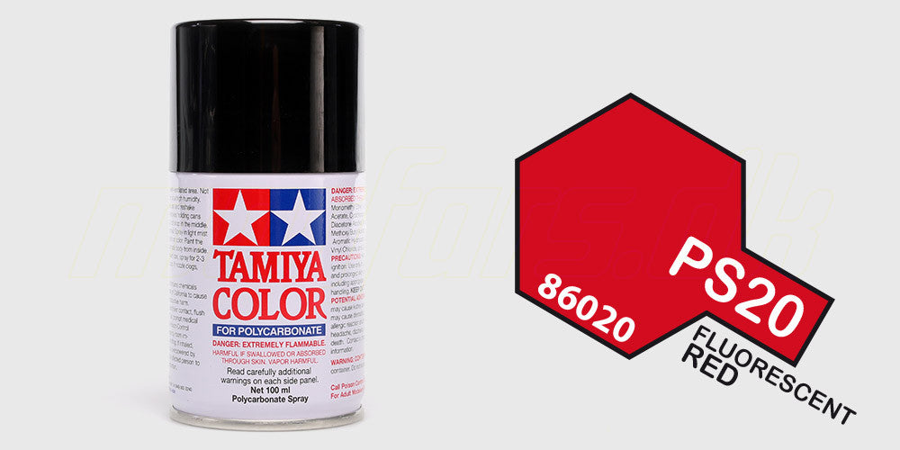 Tamiya Color PS-20 Fluorescent Red